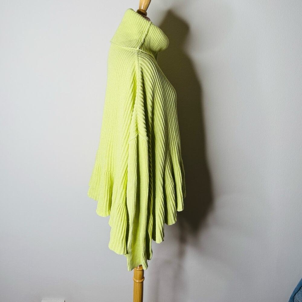 Free People Key Lime Layer Cake Peplum Sweater - Picture 6 of 7